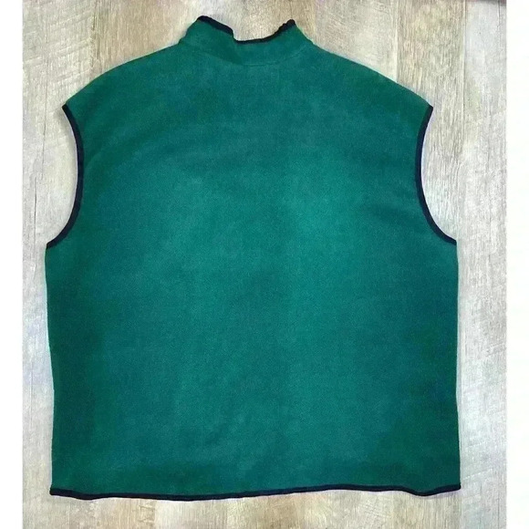 Vintage The North Face Vest Men’s XL Green Fleece Full Zip Made In USA EUC - Picture 2 of 8